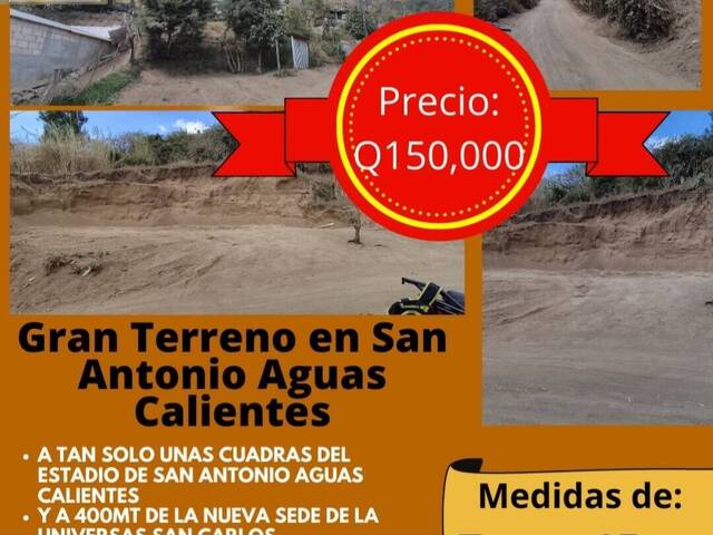 #1048 - Terreno para Venta en San Antonio Aguas Calientes - Sacatepéquez - 1