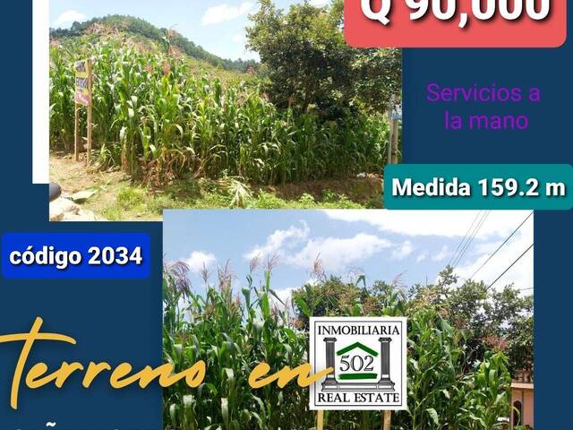 #2034 - Área para Venta en San Juan Sacatepéquez - Guatemala