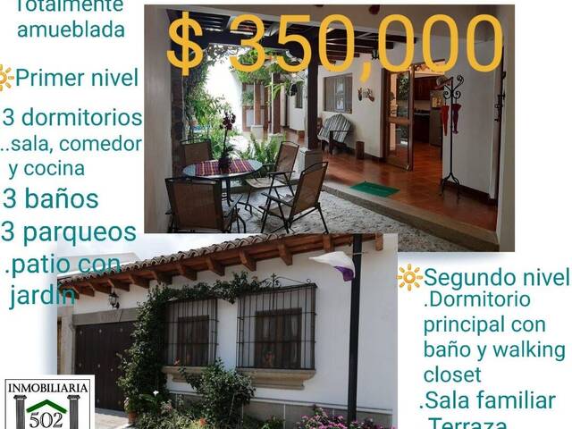 #2044 - Casa para Venta en La Antigua Guatemala - Sacatepéquez - 1