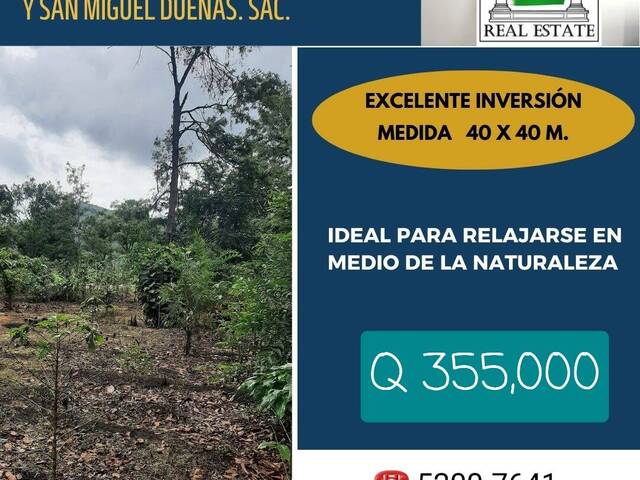 #2015 - Área para Venta en San Antonio Aguas Calientes - Sacatepéquez - 1