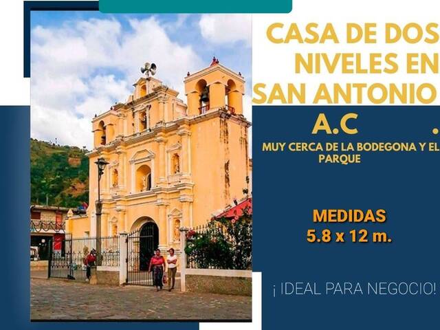 #2010 - Casa para Venta en San Antonio Aguas Calientes - Sacatepéquez - 1