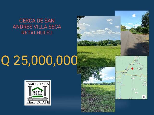 #2075 - Área para Venta en San Andrés Villa Seca - Retalhuleu - 1