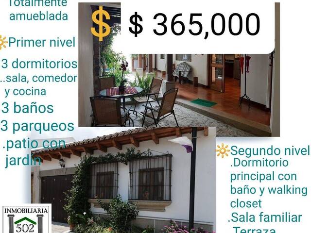 #2044 - Casa para Venta en La Antigua Guatemala - Sacatepéquez